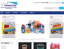 Tablet Screenshot of camplimp.com.br